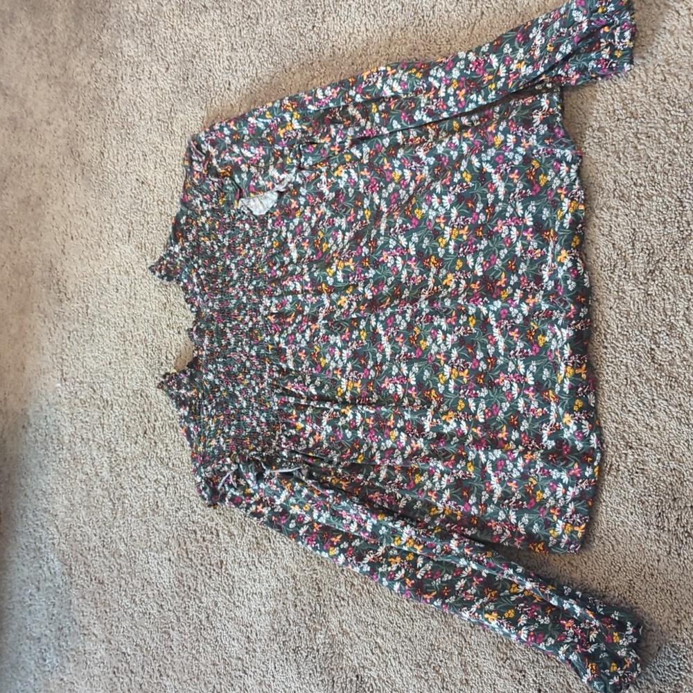Draper James Floral Blouse- Size XS